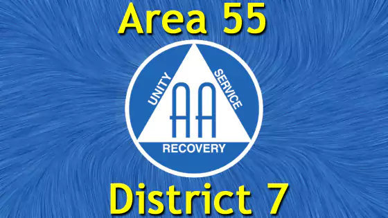 Alcoholics Anonymous - Area 55 - District 7