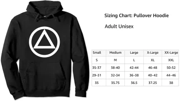 Alcoholics Anonymous Symbol Pullover Hoodie